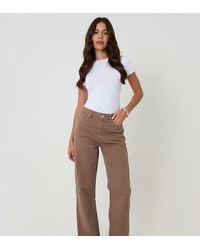 Threadbare - Petite Straight Leg Jeans - Lyst