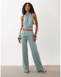 Motel - Sakano Wide Leg Pants - Lyst