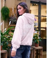 Bershka - Oversize Print Hoodie - Lyst