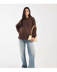 ASOS - Asos Design Maternity Comfort Stretch Straight Leg Jeans - Lyst