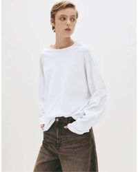 Pull&Bear - – langärmliges oversize-t-shirt - Lyst