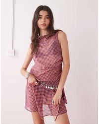Collusion - Sheer Mini Dress - Lyst
