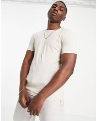 Muscle Fit T-shirt in White for Men | Lyst