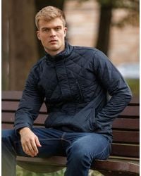 French Connection - Funnel Neck Diamond Quilted Jacket - Lyst