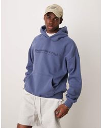Abercrombie & Fitch - Logo Hoodie - Lyst