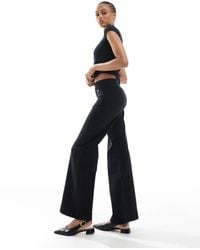 Stradivarius - Tall D77 Straight Leg Jeans With Button Detail - Lyst