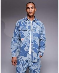 Aape By A Bathing Ape - Aape By A Bathing Ape Long Sleeve Denim Shirt - Lyst