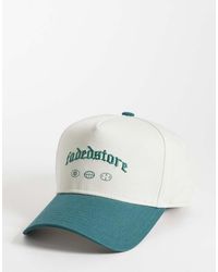 Faded Store - Gothic Logo Cap With Contrast Peak - Lyst