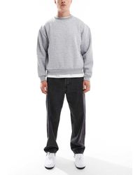 Jack & Jones - Vaqueros Negro Lavado Holgados Alex De -Azul - Lyst