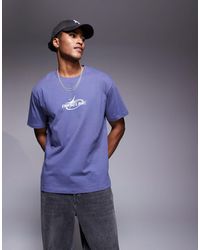 ADPT - T-shirt oversize avec imprimé au dos - foncé - Lyst