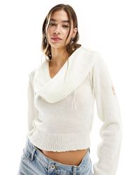 Collusion - Multi-wear Knitted Jumper Top With Distressing - Lyst