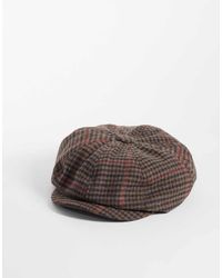 ASOS - Check Baker Boy Cap - Lyst
