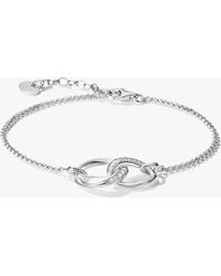 Thomas Sabo - Bracelet Together With Zirconia - Lyst