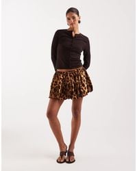ASOS - Bubble Hem Mini Skirt - Lyst
