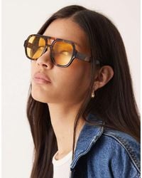 ASOS - Aviator Sunglasses - Lyst