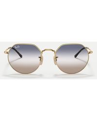 Ray-Ban - Jack Irregular Sunglasses With Transparent Lens - Lyst