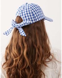 Reclaimed (vintage) - Cap With Bow Back And Logo - Lyst