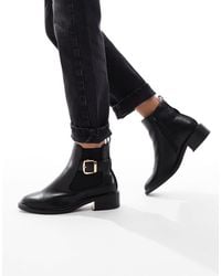 SEQWL - – latte – elegante chelsea-stiefel - Lyst