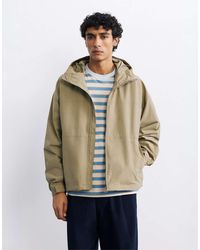 Pull&Bear - Lichtgewicht Regenjas Met Capuchon - Lyst