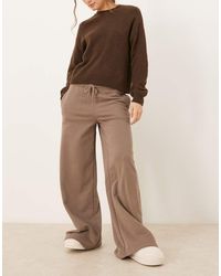 Gina Tricot - Low Waist Drawstring Sweatpants - Lyst