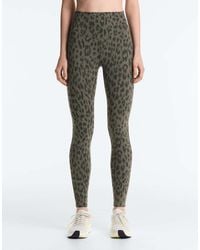 Oysho - Evermove Leopard Print High-Rise Ankle-Length Leggings - Lyst