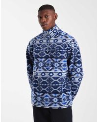 Jack & Jones - Fleece Met 1/4 Rits - Lyst