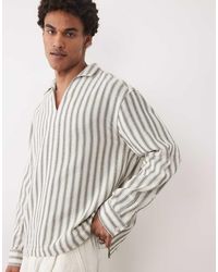 ASOS - Oversized Overhead Stripe Shirt - Lyst