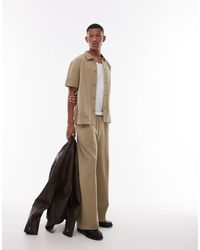 TOPMAN - Premium Interlock Straight Leg jogger - Lyst