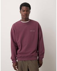 Lyle & Scott - Script Brushback Crew Neck Sweatshirt - Lyst