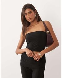 Missy Empire - Missy Empire Double Sculpted Slinky Bandeau Top - Lyst