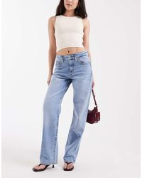 Tommy Hilfiger - Kira Mid Rise Slim Straight Jeans - Lyst