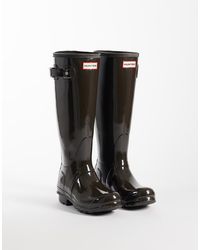 HUNTER - Original Tall Gloss Wellington Boots - Lyst