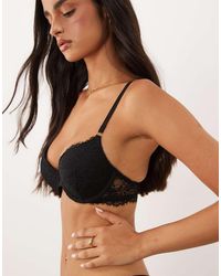 ASOS - Tyla Eyelash Lace Molded Bra - Lyst
