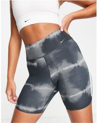 Nike - Dri-fit One Luxe 7-inch Tie-dye legging Shorts - Lyst