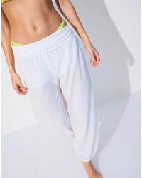 Stradivarius - Balloon Trousers With Turn-down Waist - Lyst