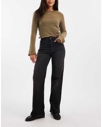 ONLY - Juicy High Waist Wide Leg Jeans - Lyst