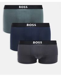 BOSS - Boss One Bodywear 3-pack Front Icon Logo Trunks - Lyst