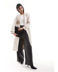 Forever New - Formal Wrap Coat With Tie Belt - Lyst