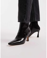 schuh - Heeled Mid Ankle Boots - Lyst