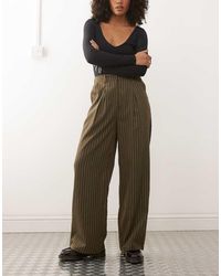 Reclaimed Vintage - High Waist Tailored Baggy Trouser - Lyst