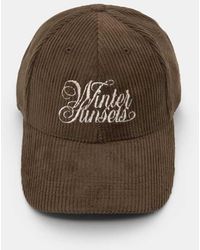 Pull&Bear - Corduroy Cap - Lyst