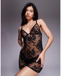 Ann Summers - Enlightening Lace Chemise - Lyst