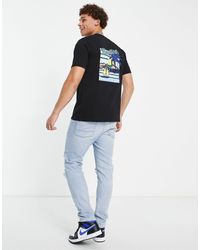 Nautica Galapagos T-shirt Met Print Op Rug in het Wit voor heren Heren Kleding voor voor T-shirts voor Longsleeves 