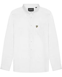 Lyle & Scott - Ls Woven Shirts Plain Oxford Shirt - Lyst