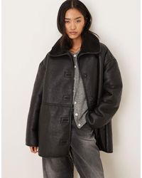 Gina Tricot - Bonded Pu Teddy Borg Short Jacket - Lyst