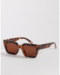 ASOS - Bevel Square Sunglasses - Lyst