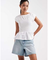 New Look - A-line Denim Shorts - Lyst