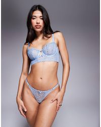 Boux Avenue - – beau – tanga mit all-over-stickerei - Lyst