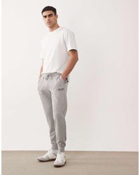 Jack & Jones - Straight Fit Cuffed jogger With Logo - Lyst