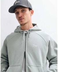 Dime - Heavyweight Small Logo Double Zip Hoodie - Lyst